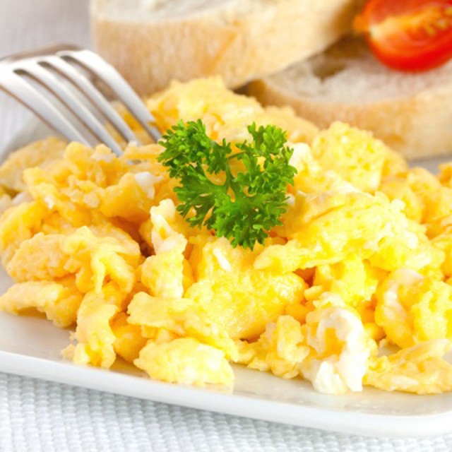 Stir fried eggs microwave