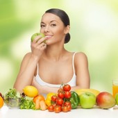 Icon beautiful skin healthy food fruit vegetable juices