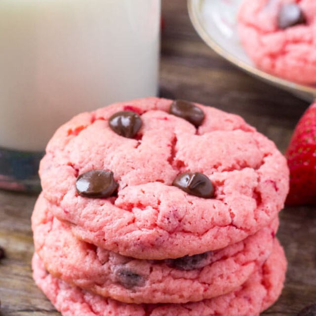 Strawberry cookies 3
