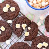 Icon hot chocolate  marshmallow cookies