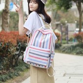 Icon 2018 japanese style girls school backpack women ulzzang travel bags plaid children school bags for teenagers.jpg 640x640