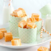 Icon sprinkle bakes orange creamsicle fudge