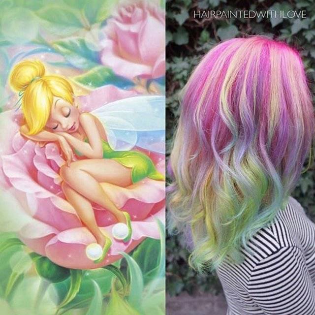 15ไอเดียสีผมสวยๆที่ได้แรงบันดาลใจจากDisney