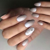 Icon taupe color nails ombre flowers matte