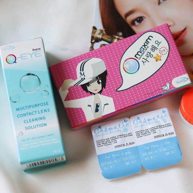 รีวิวคอนแทคเลนส์ตาหวาน MAXIM Contact Lens