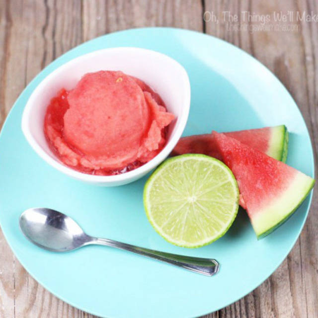 WatermelonSorbetไอศกรีมทำง่ายๆเสร็จภายใน5นาที