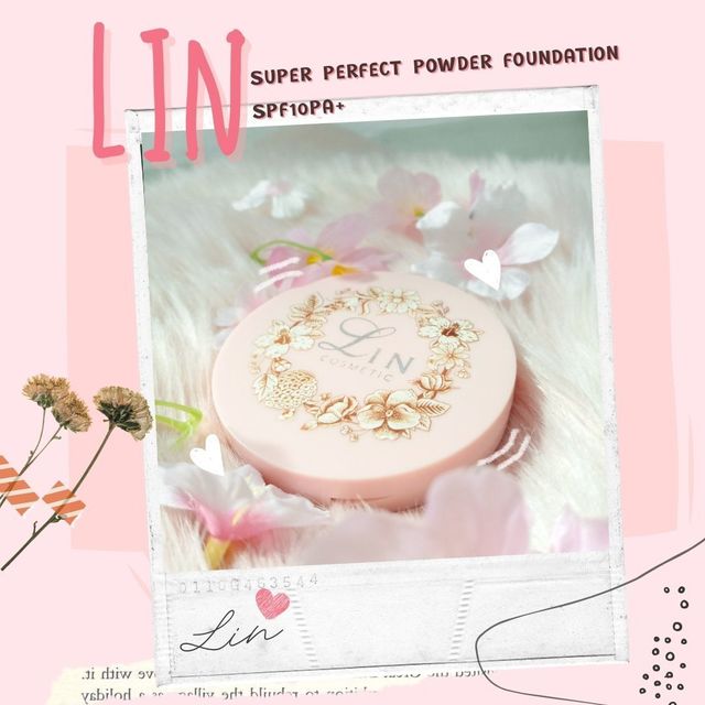 Lin super perfect powder foundation spf10pa 