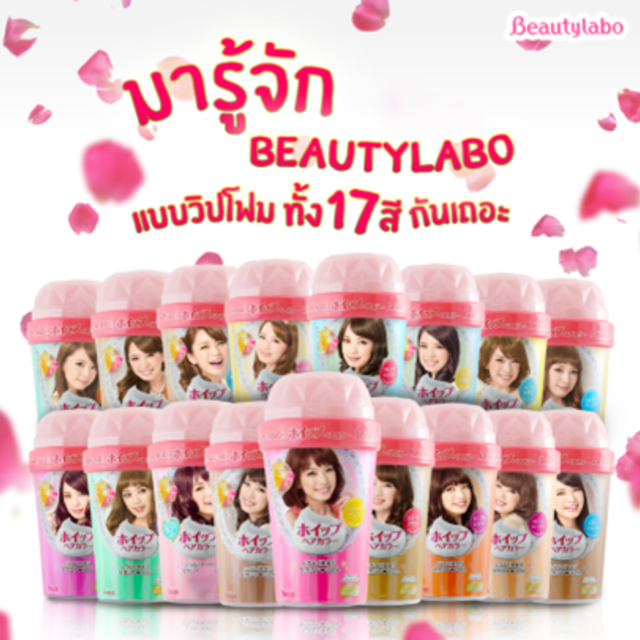 รีวิว17สีโฟมเปลี่ยนสีผมจากBeautylabo