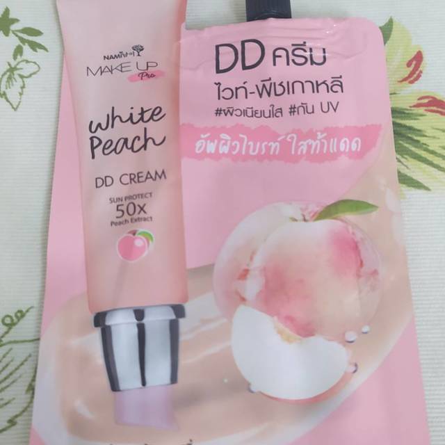 Nami make up white peach DD cream