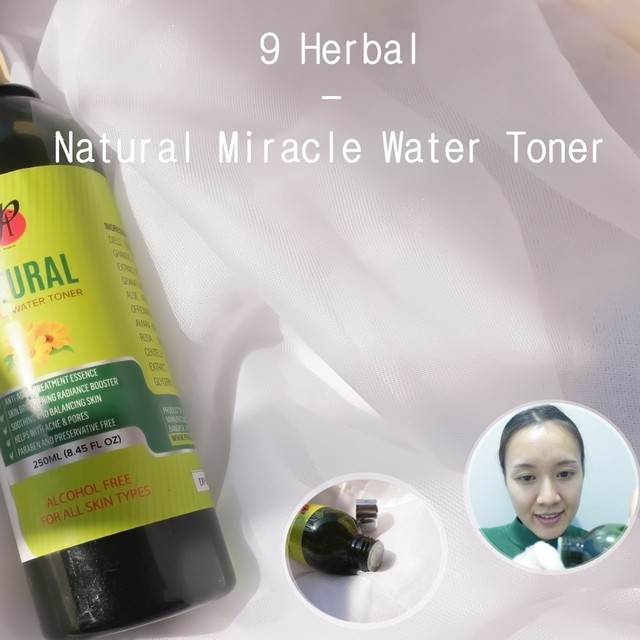 9 Herbal - Natural Miracle Water Toner