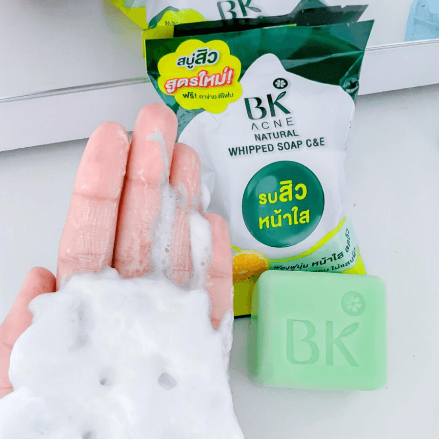BK ACNE NATURAL WHIPPED SOAP C&E