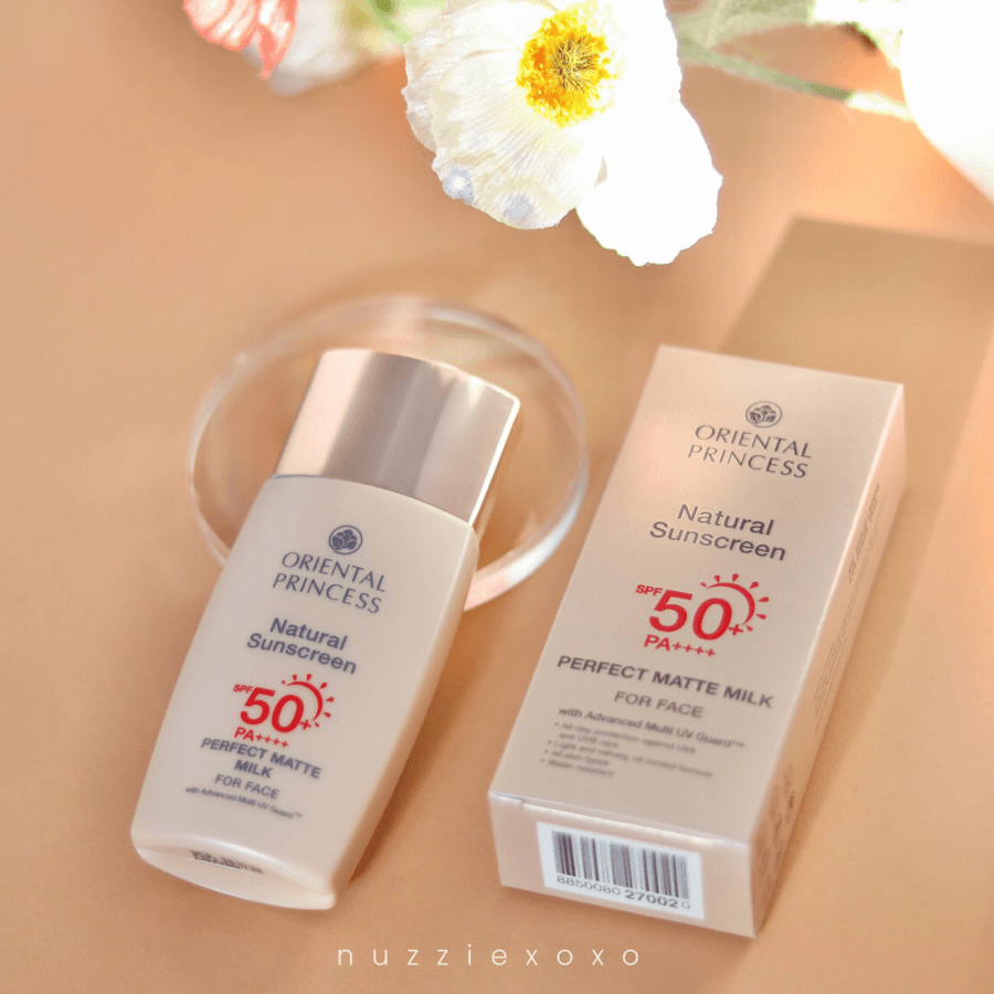 Oriental Princess Natural Sunscreen Perfect Matte Milk For Face SPF 50+ PA++++