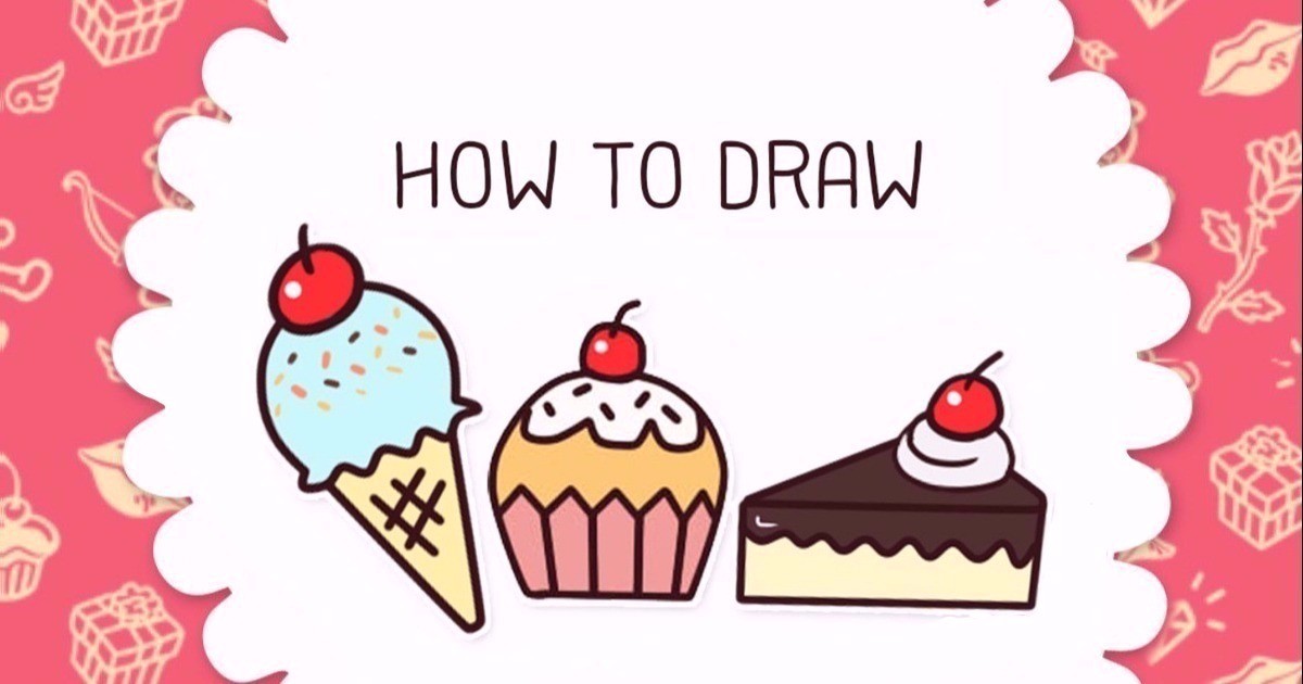 Album] สอนวาดขนมหวานง่าย ๆ ภายใน 5 Step