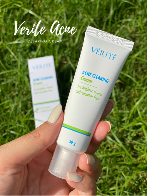 หน้าใสไกลสิวด้วย Verite Acne Clearing Cream