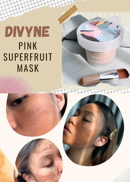 เผยผิวใสแบบ real beauty ไม่มีรีทัชสิว ด้วย Divyne Pink Superfruit Mask