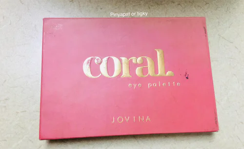 รีวิวอายชาโดว์ jovina Coral eye palette 