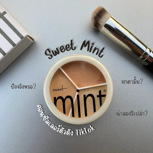 ✨ Sweet Mint คอนซีลเลอร์ตัวดัง TikTok 29 บาท ปังจริงหรือจกตา??? 