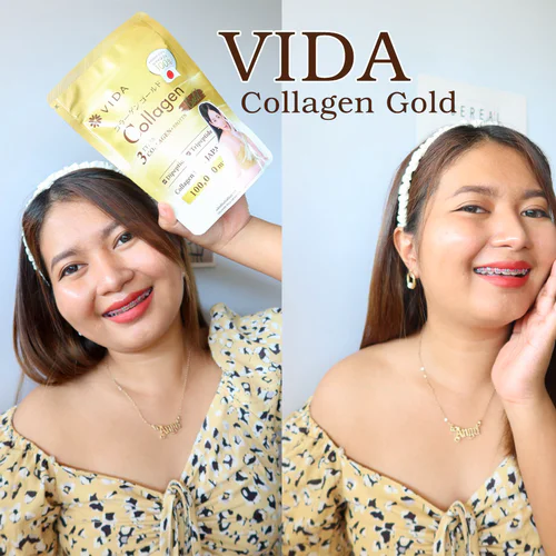 Vida Collagen Gold คลอลาเจนบำรุงผิว กระดูก เล็บ เส้นผมให้แข็งแรง