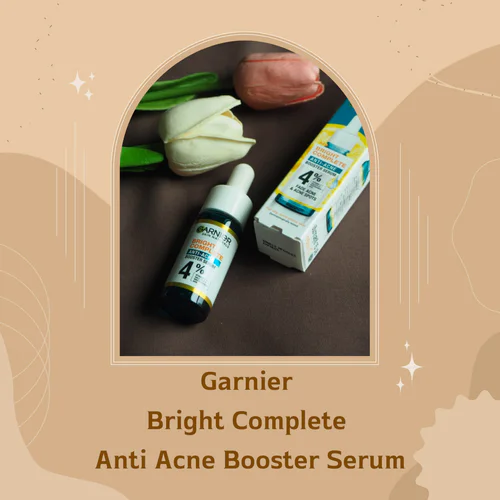 สยบปัญหาสิว สร้างผิวใสด้วย Garnier Bright Complete Anti Acne Booster Serum