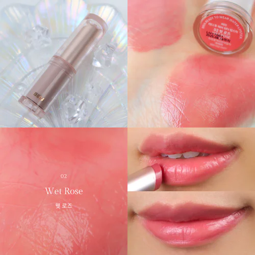 ˗ˏˋ꒰Review꒱Bbia삐아˖˚𓂂❀ Ready To Wear Water Lipstick ❀𓂂˚˖ #02 Wet Rose🌹