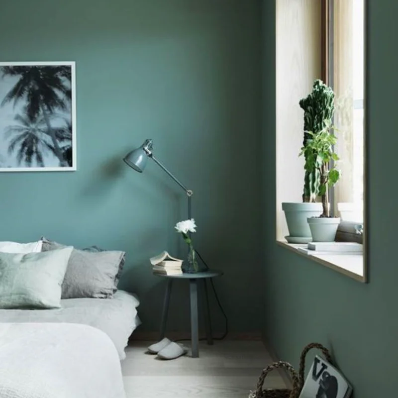 แต่งห้องนอนให้ดูร่มรื่นด้วย "สีเขียว" จากธรรมชาติกันเถอะ!