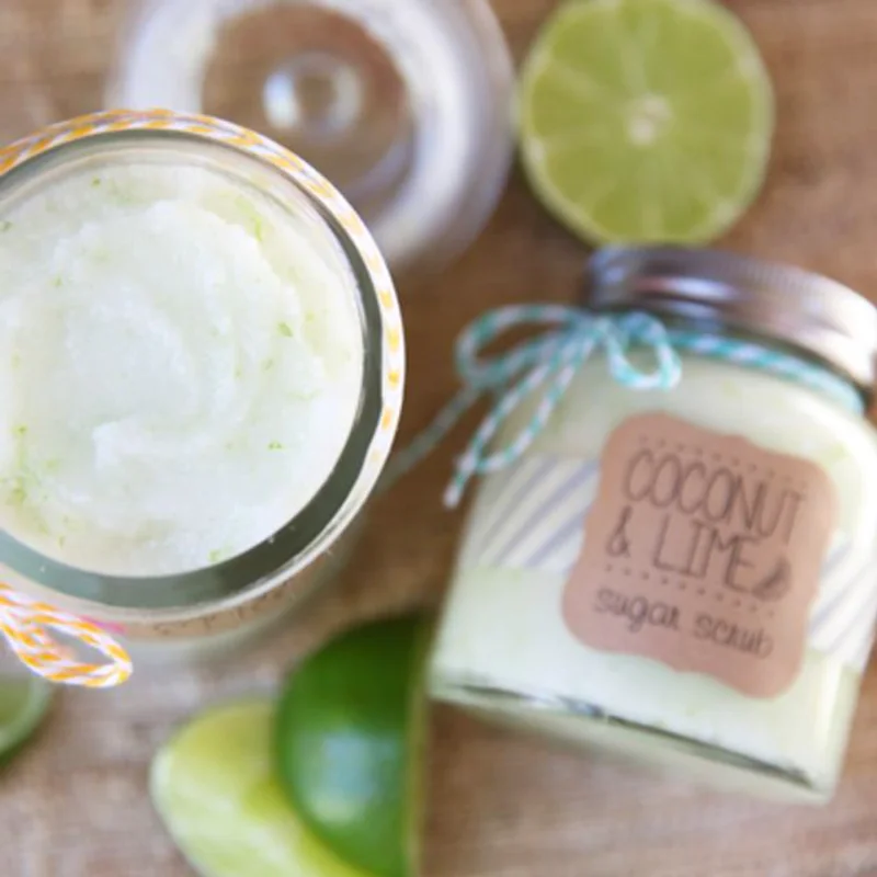 DIY "Coconut & Lime Scrub" ทำสครับเพื่อผิวเนียนขาวด้วยตัวเองกันเลยนะ
