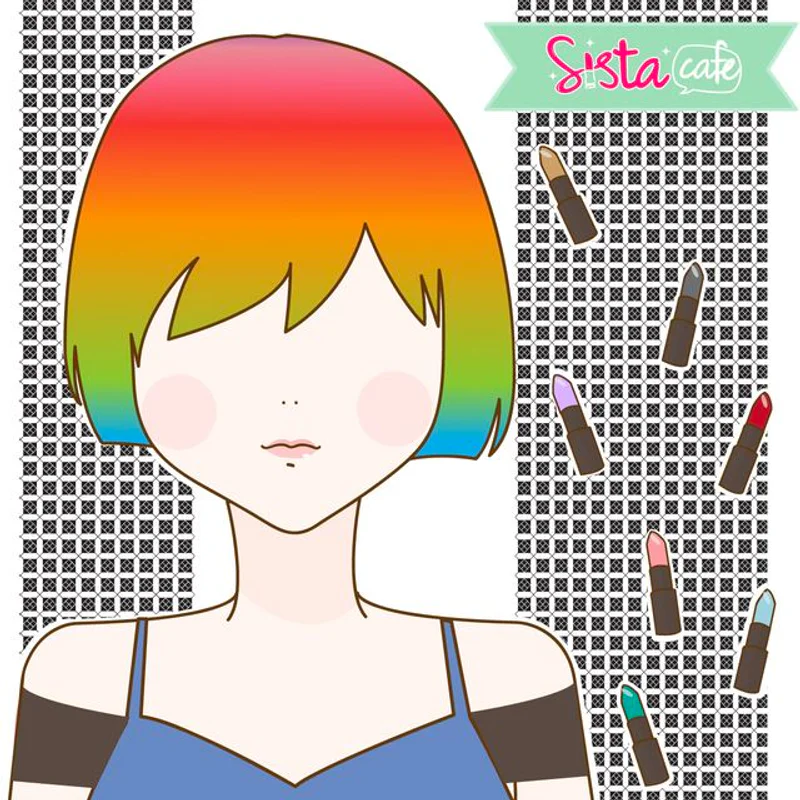 มาเลือกสีลิปสติก...ให้เข้ากับสีผมของคุณกันเถอะ... with Fashion color hair  ( Part 2 )