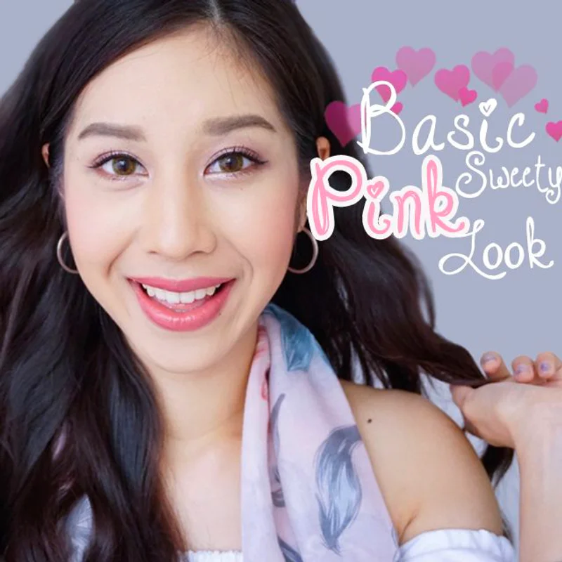 How To : 'Basic Sweety Pink Look' แต่งหน้าโทนชมพูหวาน แบบผิวไม่โบ๊ะ