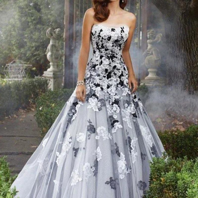 18 ไอเดีย 'Black Wedding Dresses' ที่เห็นแล้วต้องตกหลุมรักในความงาม!