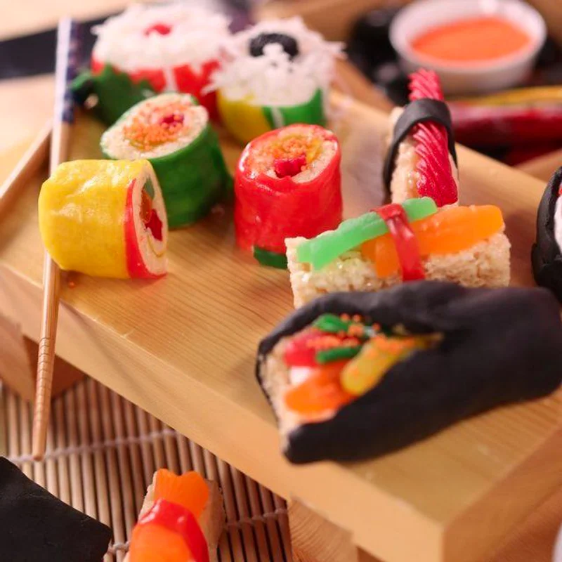 ของหวานในรูปแบบข้าวปั้น "Sushi Candy" สุดน่ารัก เห็นแล้วต้องอยากลอง!