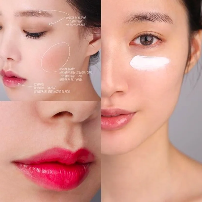 คลิปสอนแต่งหน้า สไตล์สาวเอเชีย สวยน่ารักคิ้วท์แรง จาก IG : korean.makeup.tutorial