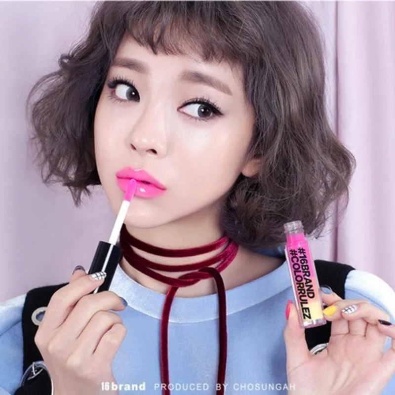 Lip Tint & Gloss เคลือบริมฝีปากสวยฉ่ำ น่ากินน่าจุ๊บ จากแบรนด์เกาหลี #16brand