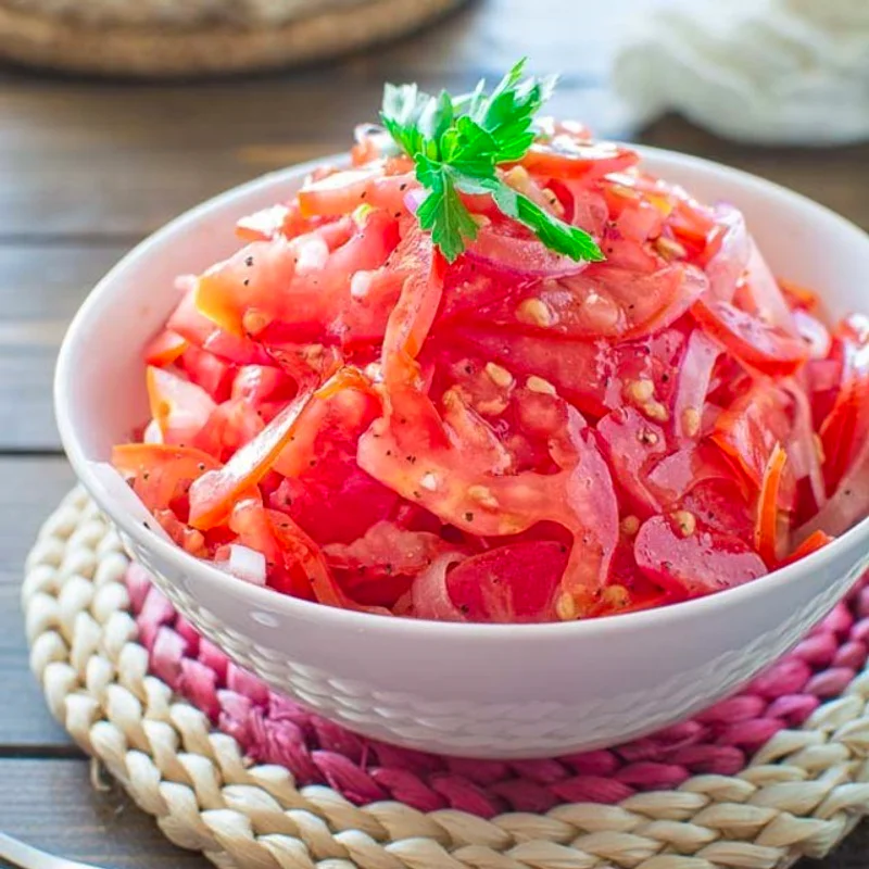 Perfect Tomato Salad สลัดมะเขือเทศสุดฟิน ไขมันต่ำ ทำง่ายๆ แต่รสชาติไม่ธรรมดา