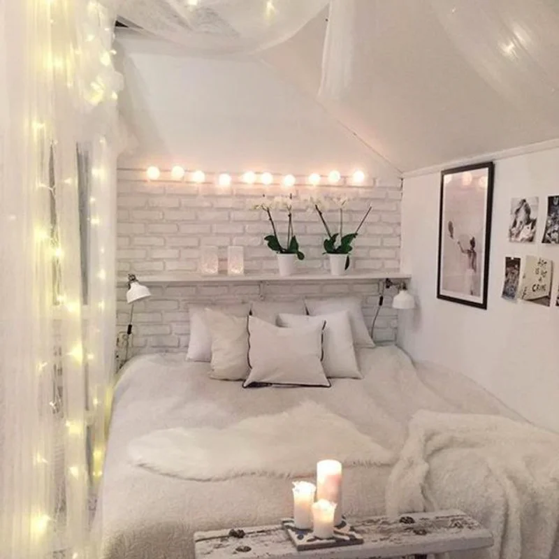 ส่องไอเดียแต่ง 'ห้องนอนสีขาวล้วน' สวยหวานสะอาดตา ทำให้ห้องโล่งโปร่งสบาย 
