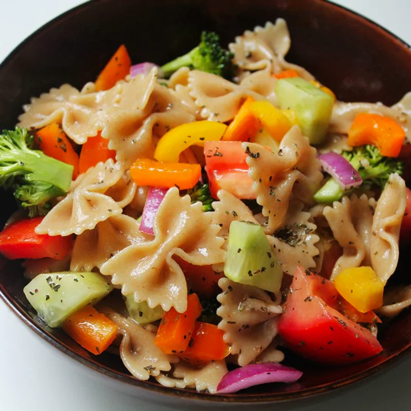 Vegetable Pasta Salad สลัดพาสต้าสูตรมังสวิรัติ อร่อยง่ายๆ อิ่มสบายท้อง ไม่ต้องกลัวอ้วน!!