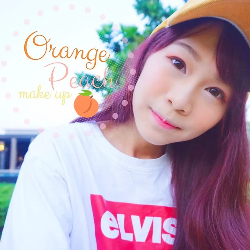 Orange-Peach Make up ' แต่งหน้าสีส้มพีชสไตล์ Ulzzang