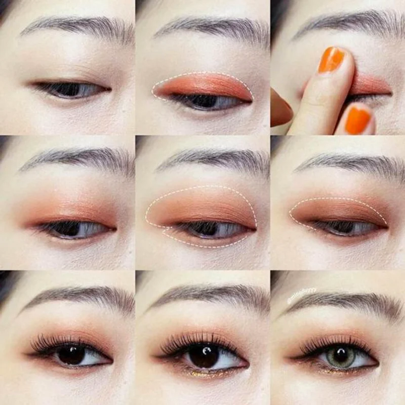 Orange eye makeup look🍊 เติมตาโทนสีส้ม เปลี่ยนลุคให้สวยสดใสยิ่งกว่าเมื่อวาน