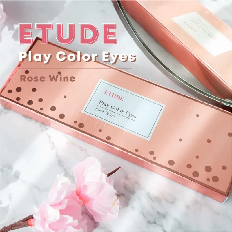 [Review] ลุคหวานฉ่ำน้ำตาลสองโล "Etude House Play Color Eyes Palette : Rose Wine"