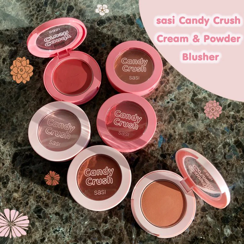 รีวิว : คอลเลคชั่นใหม่ ละมุนนี สุดๆ sasi Candy Crush " Powder Blusher & Cream Blusher " 