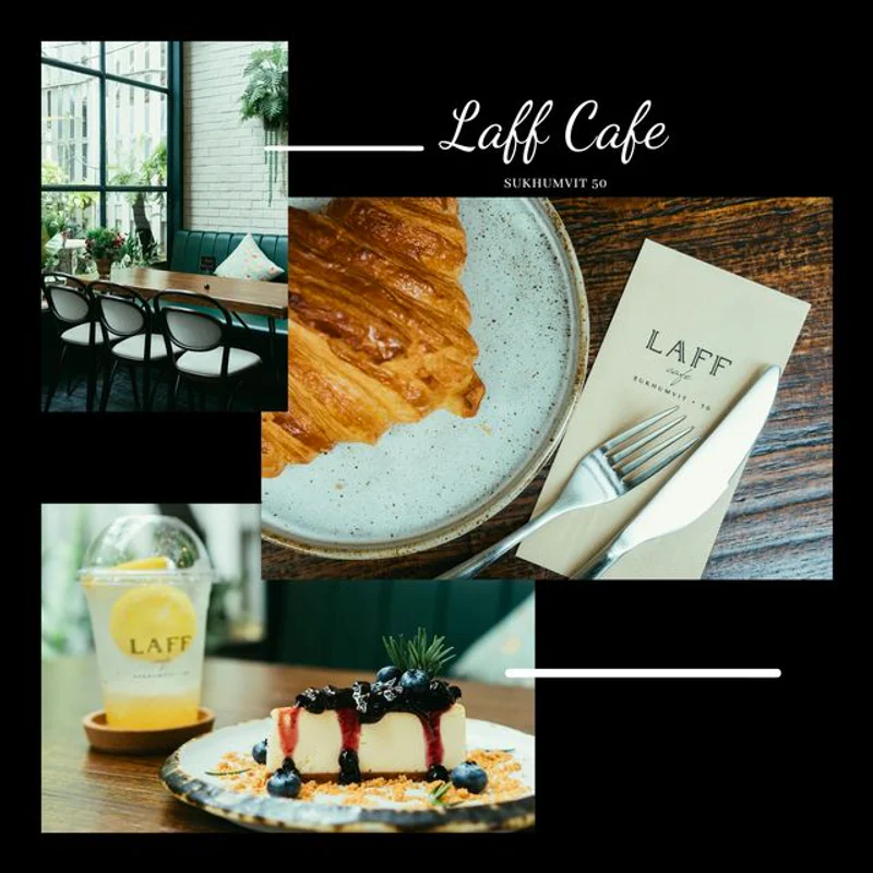 พาเที่ยว " Laff Cafe " คาเฟ่น่านั่งย่านอ่อนนุช เสน่ห์ความเก๋สไตล์อังกฤษ