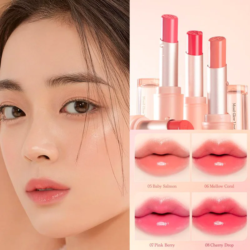 ปากฉ่ำวาว สวยปังสไตล์เกาหลี ✨ ' Dasique Mood Glow Lipstick ' ลิปโกลว์ 4 เฉดสีใหม่ สวยอีกแล้ว !